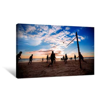 Image of Beach Volleyball Canvas Print