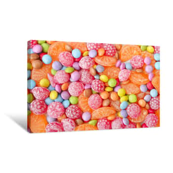 Image of Sweet Candies Canvas Print