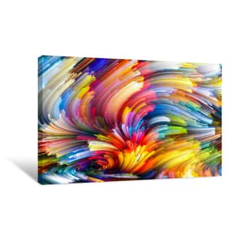 Image of Stream of Color Canvas Print