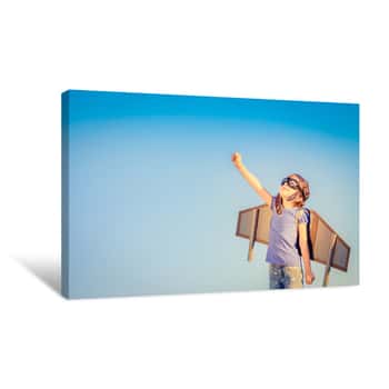 Image of Dreams of Flying Canvas Print