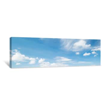 Image of Sky And Clouds Tropical Panorama Canvas Print