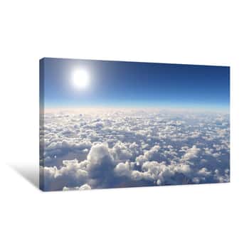 Image of Above The Clouds 2 (3D Render) Canvas Print