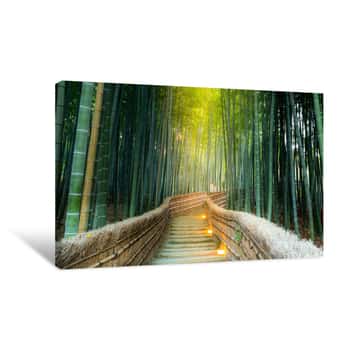 Image of Arashiyama Bamboo Forest Canvas Print