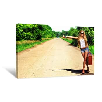 Image of Hitchhiker Canvas Print