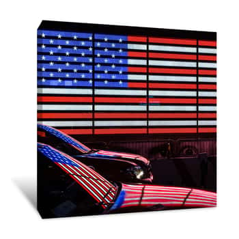 Image of American Celebration Times Square Canvas Print