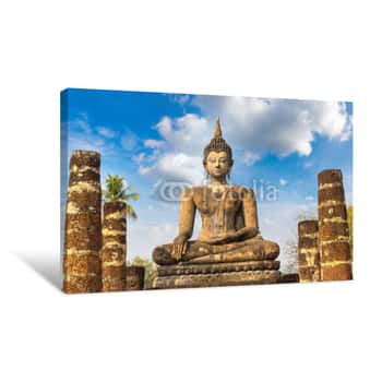 Image of Sukhothai Historical Park Canvas Print