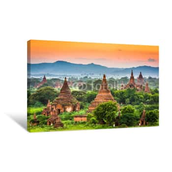 Image of Bagan, Myanmar Ancient Temples Canvas Print