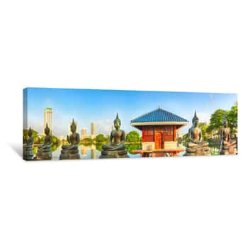 Image of Seema Malaka Temple  Panorama Canvas Print