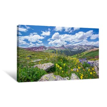 Image of Aspen Mountains Canvas Print