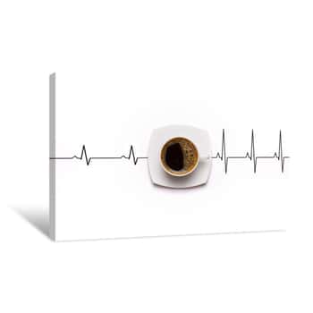 Image of Awakening Coffee Cup Canvas Print