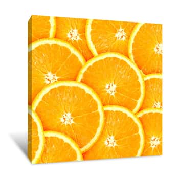 Image of Orange Slices Canvas Print