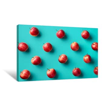 Image of Colorful Pattern Of Apples Canvas Print