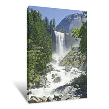 Image of Waterfall Stream Canvas Print