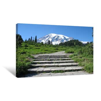 Image of Volcano Mountain Canvas Print