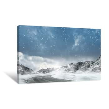 Image of Ice Road Canvas Print