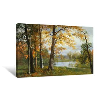 Image of A Quiet Lake Canvas Print
