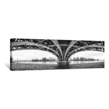 Image of Under The Iron Bridge Canvas Print