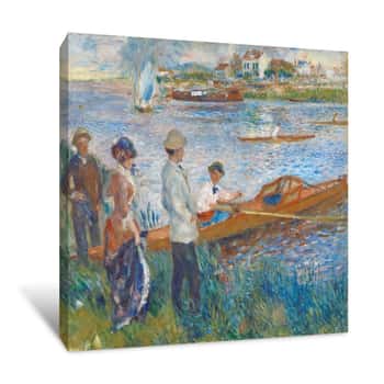 Image of Oarsmen at Chatou Canvas Print