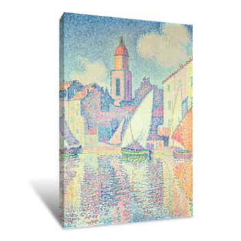 Image of The Clocktower at St. Tropez Canvas Print