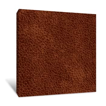 Image of Brown Textured Wallpaper Canvas Print