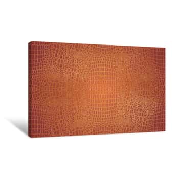Image of Textured Brown Design Canvas Print
