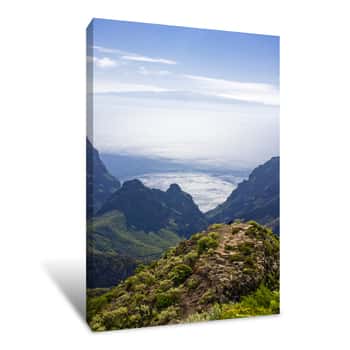 Image of Over the Valley Canvas Print
