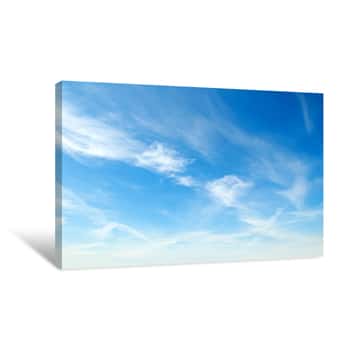 Image of Wispy Clouds Canvas Print