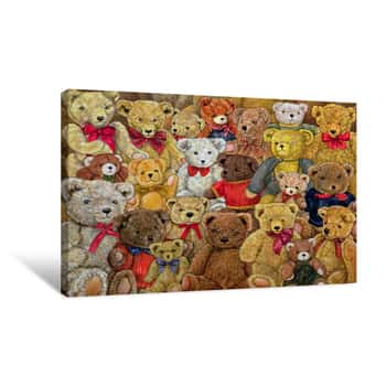 Image of Ted Spread Canvas Print