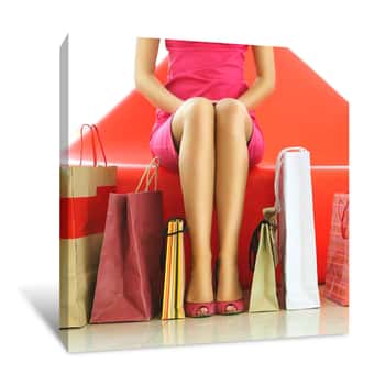 Image of Shopping Therapy Canvas Print