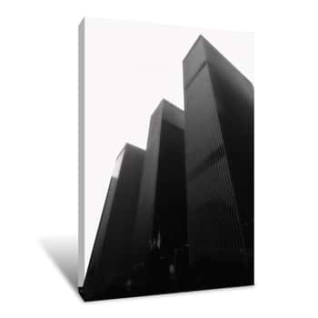 Image of B&W New York City Skyscrapers Canvas Print
