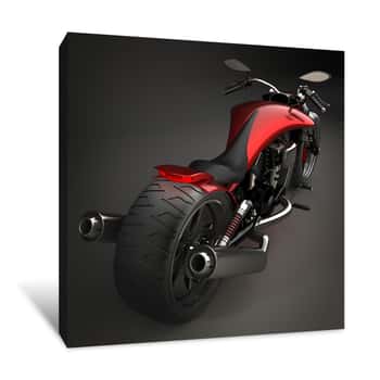 Image of Motorcycle Canvas Print