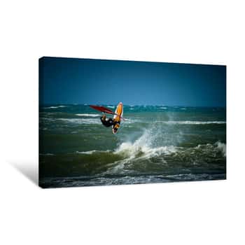 Image of The Windsurfer Canvas Print