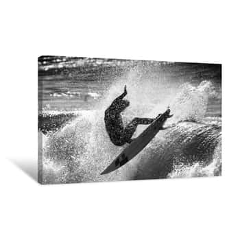 Image of Mystery Surfer Canvas Print