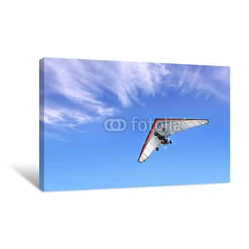 Image of Motorized Hang Glider Canvas Print