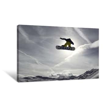 Image of Snowboard Canvas Print