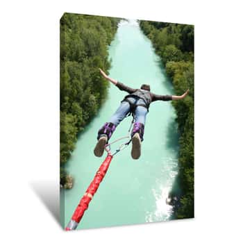 Image of Bungee Jumping Canvas Print