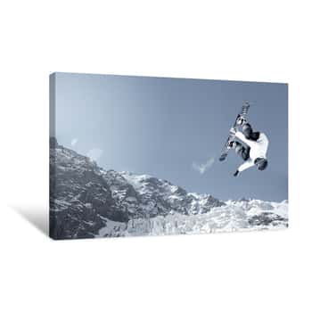 Image of Snowboarding Sport Canvas Print