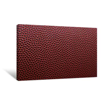 Image of Football Texture Canvas Print