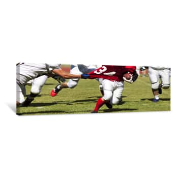 Image of American Football Game Canvas Print
