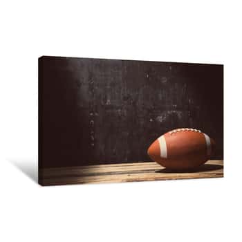 Image of American Football Canvas Print