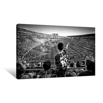 Image of Soccer Game Canvas Print