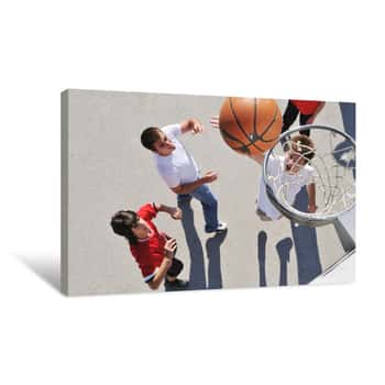 Image of Street Basketball Canvas Print