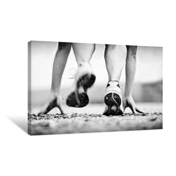 Image of The Race Canvas Print