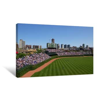 Image of Baseball Field Chicago Canvas Print