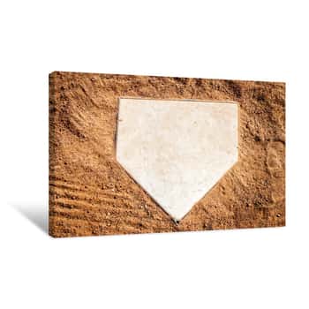 Image of Home Plate Canvas Print