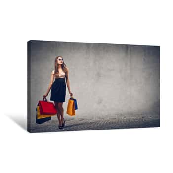 Image of Go Shopping Canvas Print
