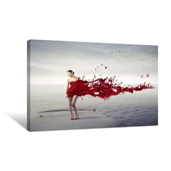 Image of Red Beauty Canvas Print