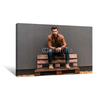 Image of Confident And Handsome Canvas Print
