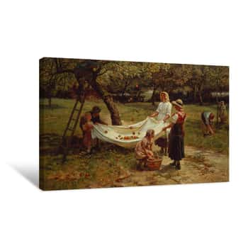 Image of The Apple Gatherers Canvas Print