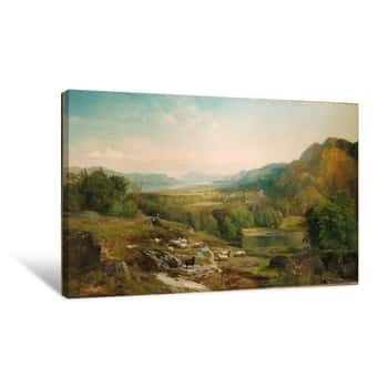 Image of Minding the Flock Canvas Print